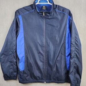 Starter Mens XL Full Zip Track Jacket Navy Blue Athletic Lightweight Sportswear